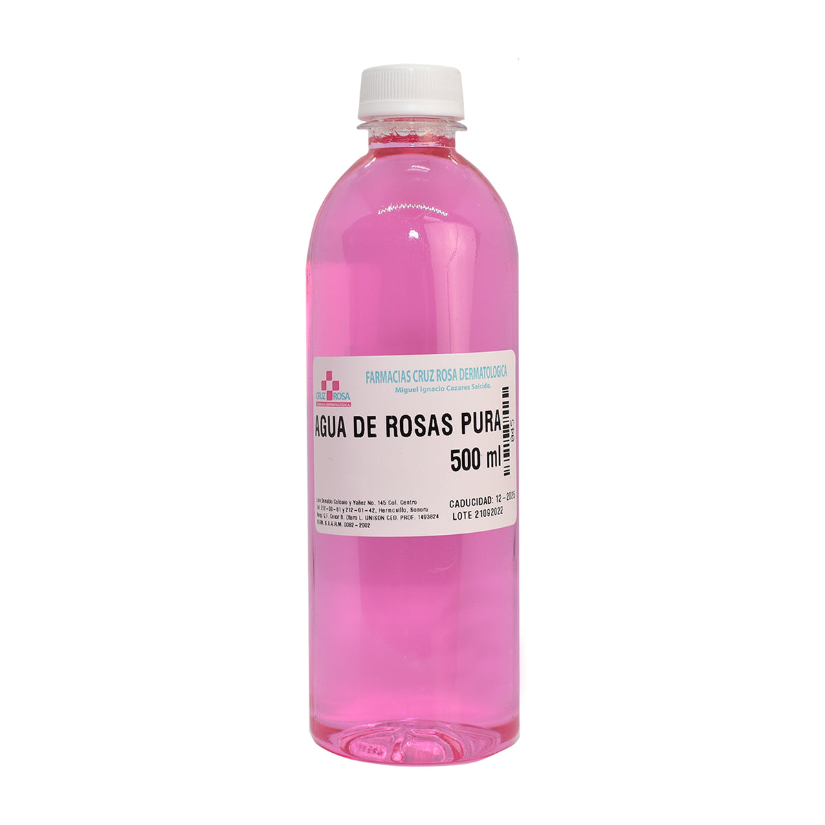 AGUA DE ROSAS 500ML - FARMACIA CRUZ ROSA, Farmacia Dermatológica Cruz Rosa, Cuidado de la piel