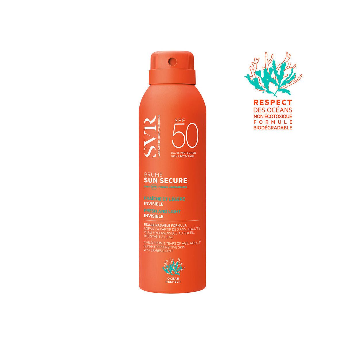 SVR BRUMA INVISIBLE SPF50 200ML