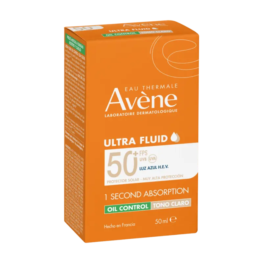 AVENE ULTRA FLUID OIL CONTROL TONO CLARO 50ML