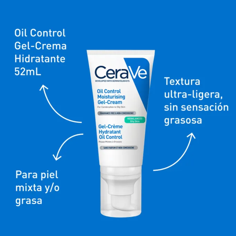 CERAVE OIL CONTROL GEL-CREMA HIDRATANTE 52ML