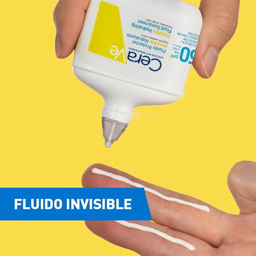 CERAVE FLUIDO PROTECTOR INVISIBLE PIEL SECA 50 ML