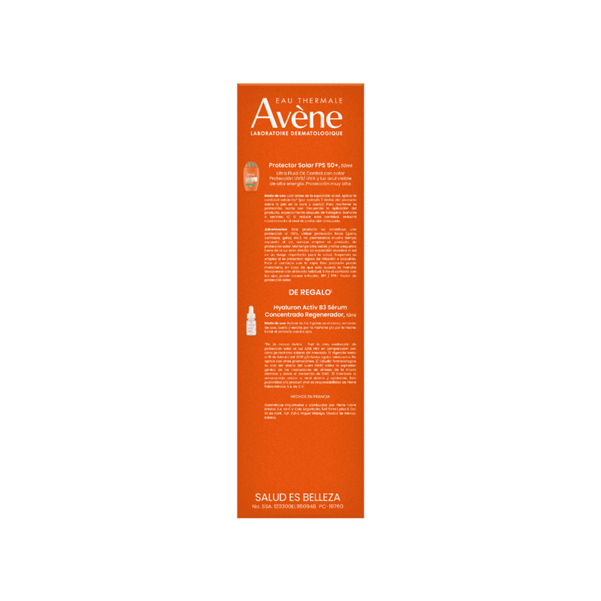 KIT AVENE OIL CONTROL MAT PERFECT COLOR + MINI SERUM HYALURON