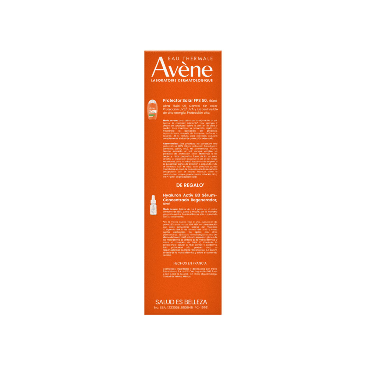 KIT AVENE OIL CONTROL ULTRA MAT + MINI SERUM HYALURON