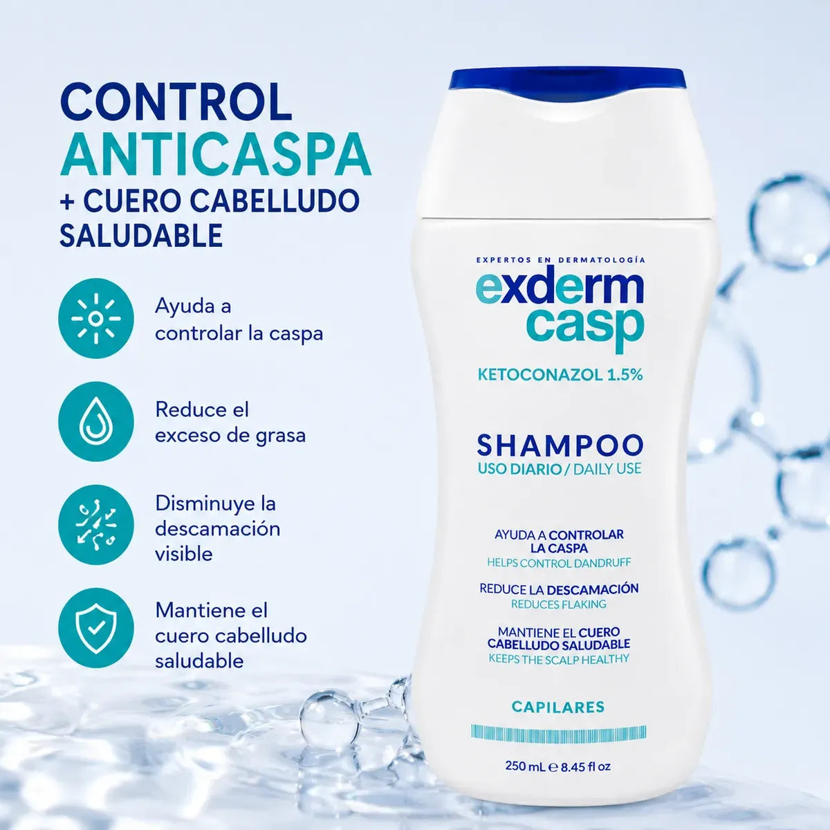 EXDERM CASP SHAMPOO ANTICASPA 250ML