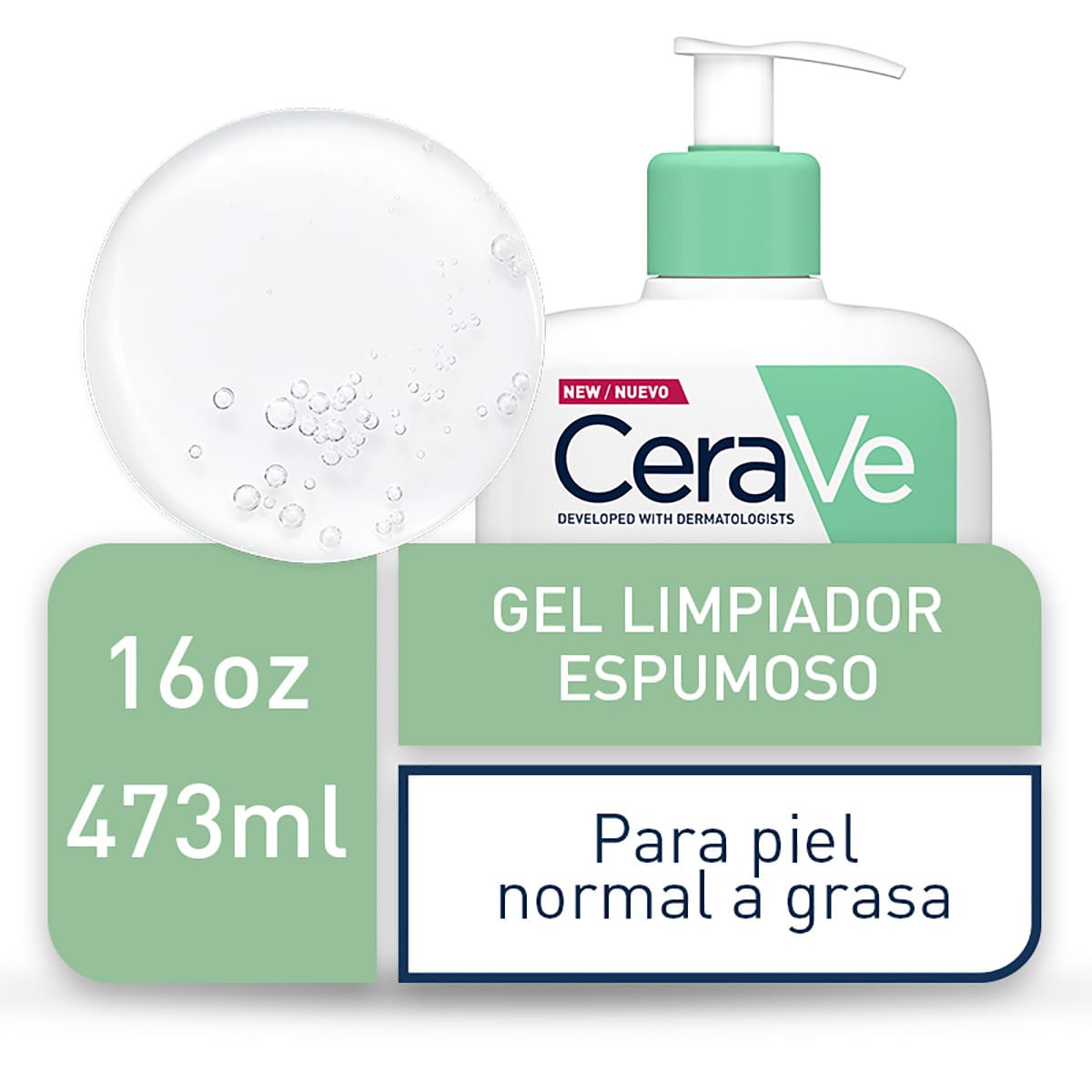 CERAVE GEL ESPUMOSO 473ML