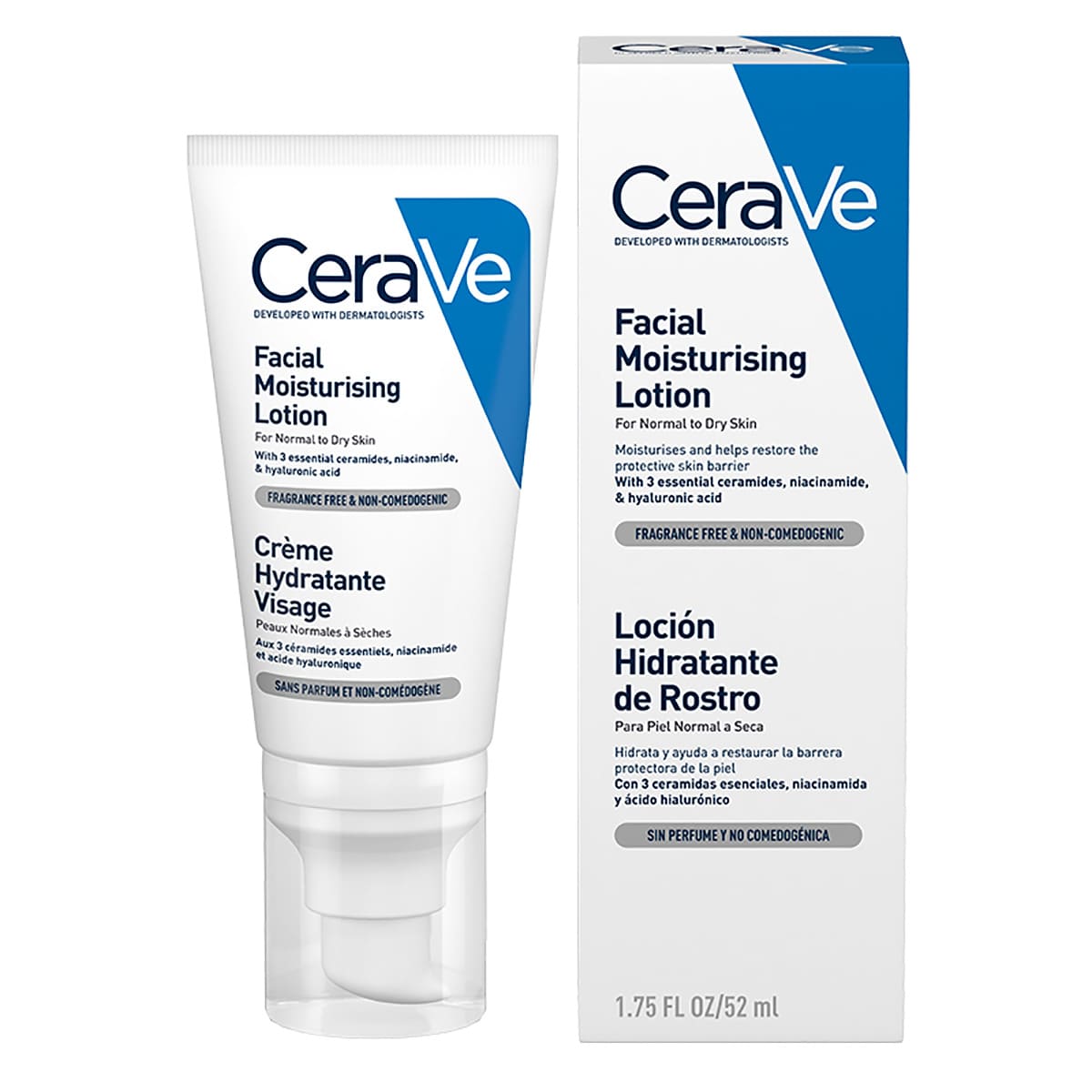 CERAVE LOCIÓN FACIAL HIDRANTE 52ML