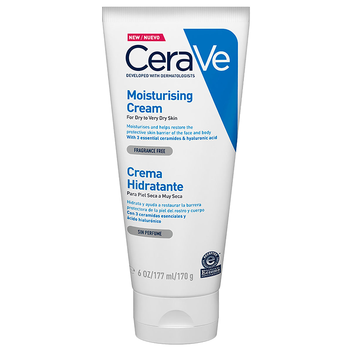 CERAVE CREMA DE ROSTRO Y CUERPO PARA  PIEL SECA Y MUY SECA 170GR