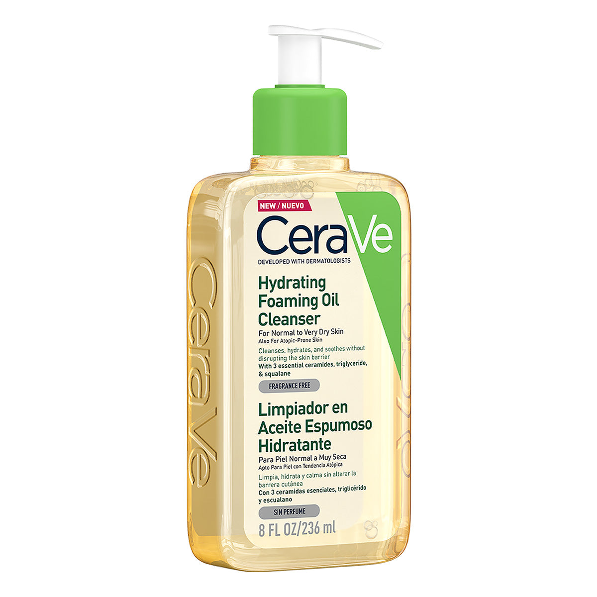 CERAVE LIMPIADOR ACEITE ESPUMOSO 236ML