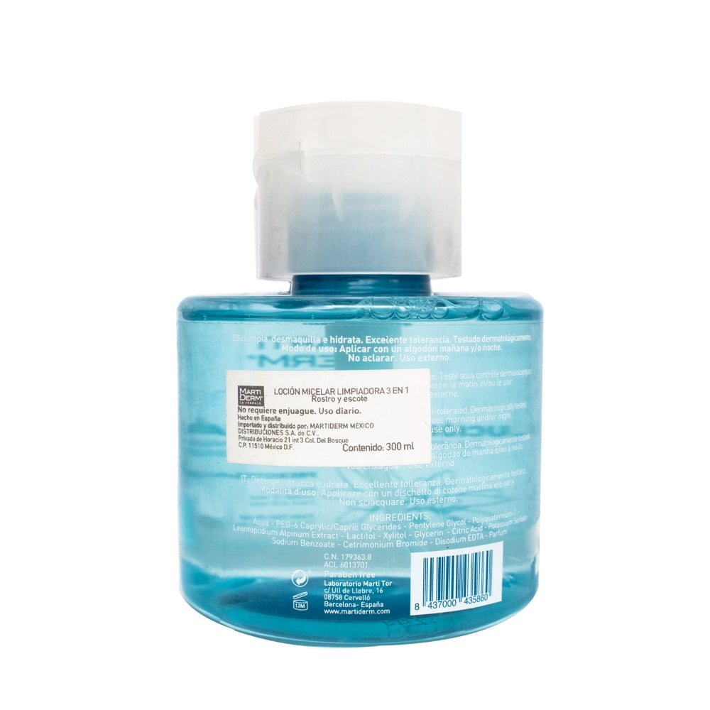 ESSENTIALS SOLUCION MICELAR LIMPIADORA 3 EN 1 300ML