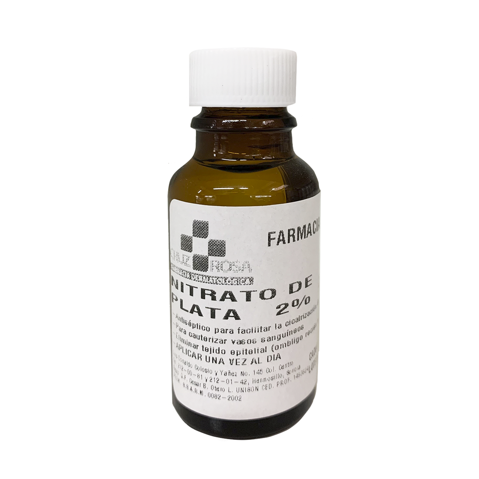 NITRATO DE PLATA 2% 20ML