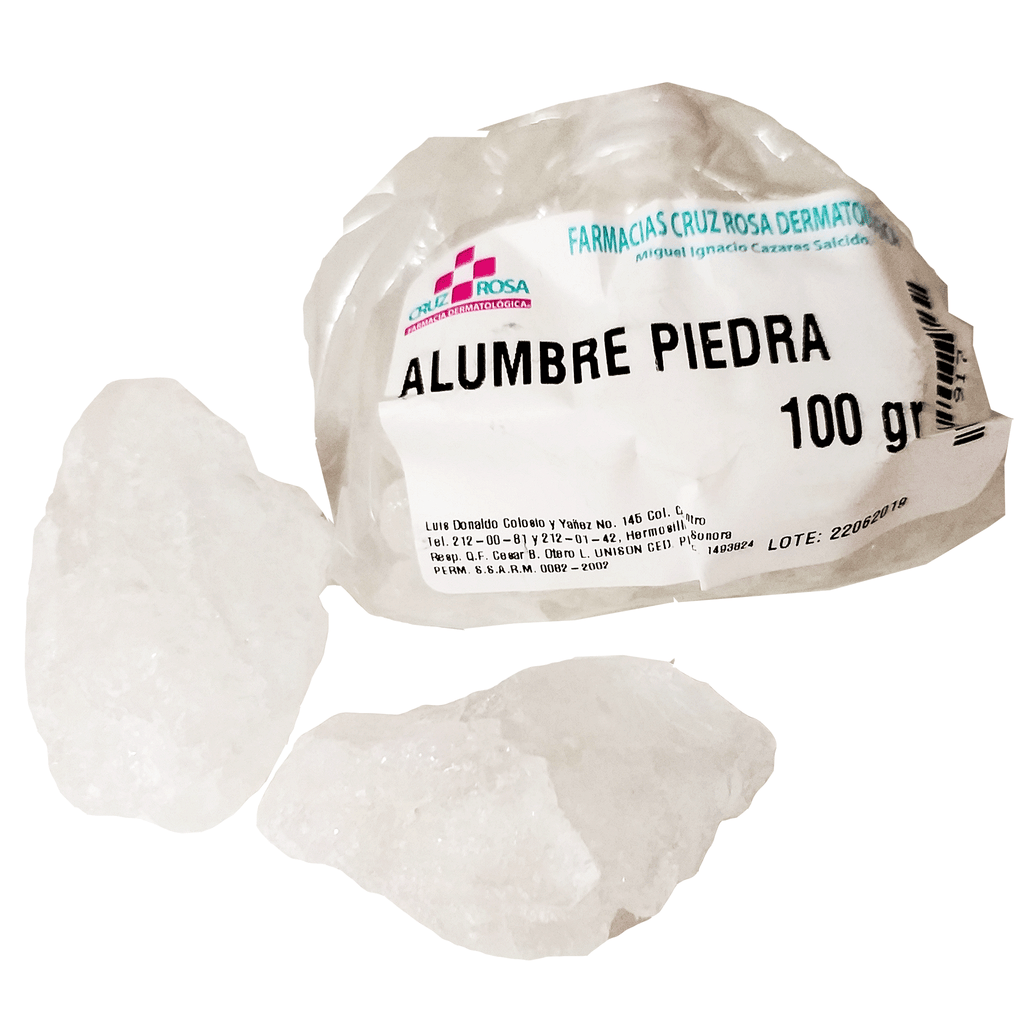 ALUMBRE PIEDRA FARMACIA CRUZ ROSA Farmacia Dermatológica Cruz Rosa Cuidado de la piel ALUMBRE PIEDRA FARMACIA CRUZ ROSA Farmacia Dermatológica Cruz Rosa Cuidado de la piel