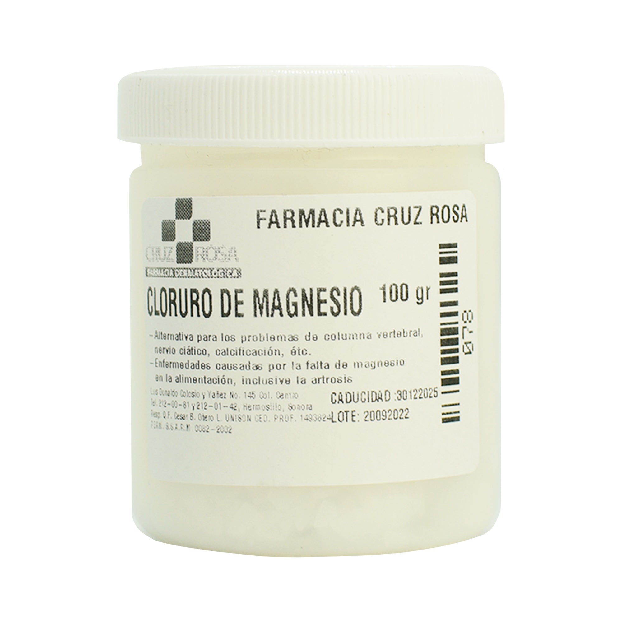 CLORURO DE MAGNESIO 100GR