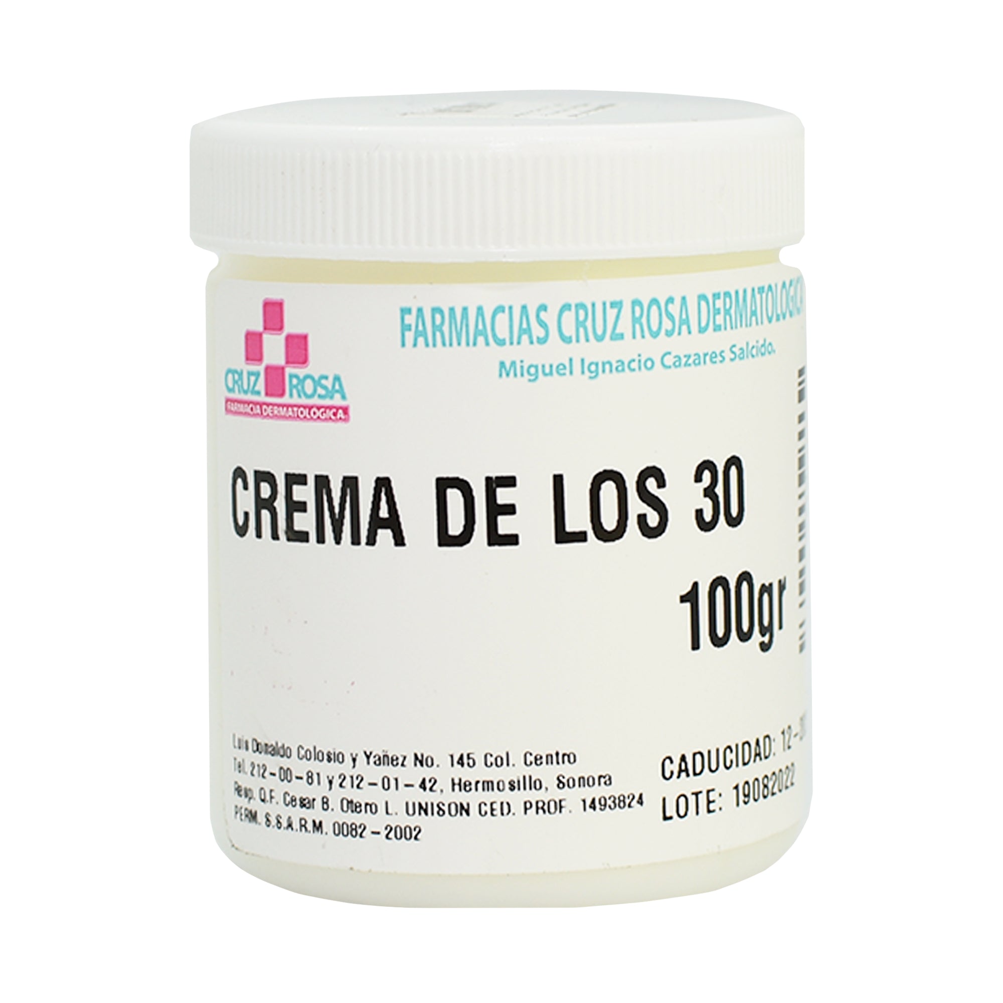 CREMA DE LOS 30´S 100GR