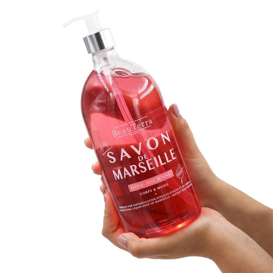 JABON LIQUIDO DE MARSELLA- ROSA ANTIGUA 300 ML